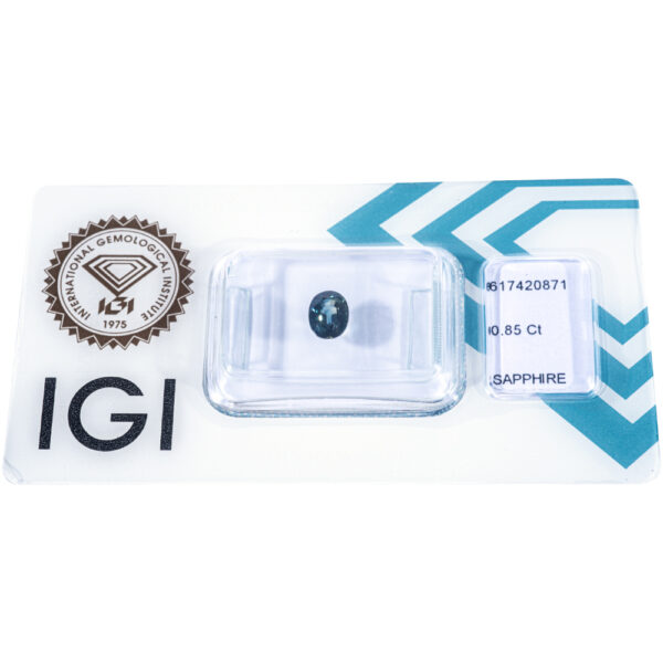 IGI Certificate No Treatment Natural Blue Sapphire 0.85 ct. - Image 9