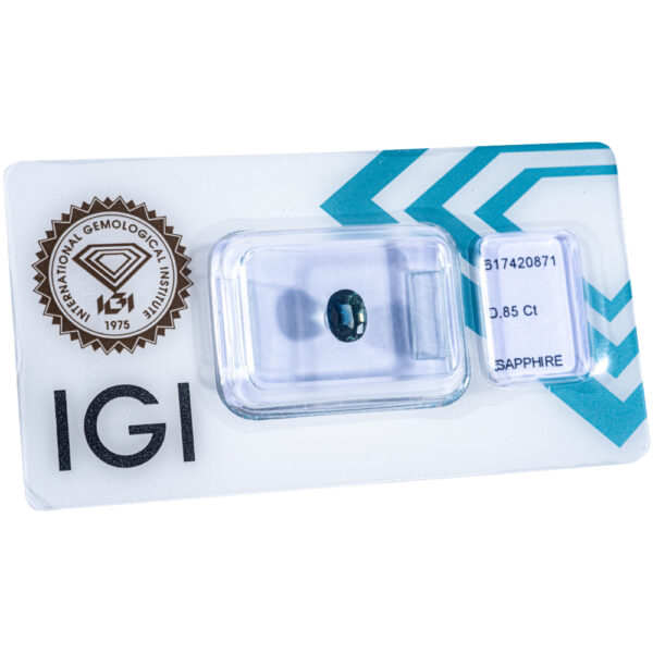 IGI Certificate No Treatment Natural Blue Sapphire 0.85 ct. - Image 10