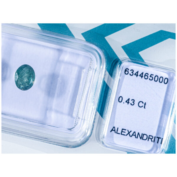 IGI Certified Color Change Alexandrite 0.43 ct. - Image 4