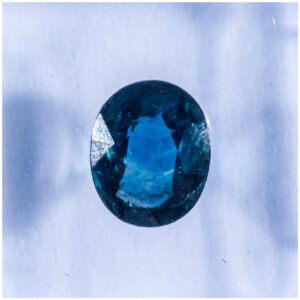 IGI Certificate Natural Blue Sapphire 0.84 ct.