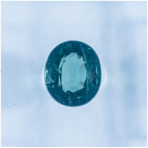 IGI Certificate Natural Green Sapphire 0.76 ct.
