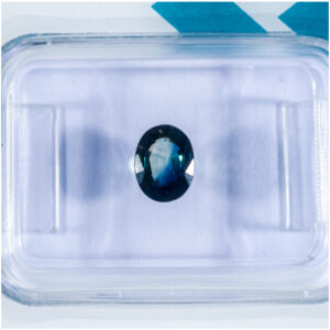 IGI Certificate Natural Blue Sapphire 0.78 ct.