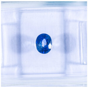 IGI Certificate Natural Blue Sapphire 0.45 ct.