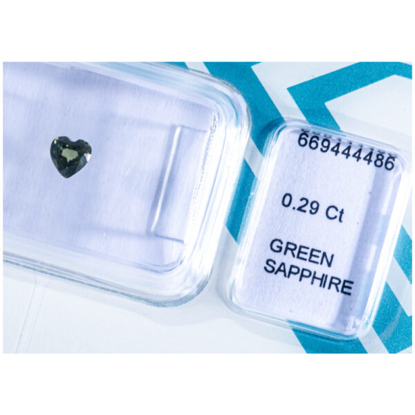 IGI Certificate Natural NO Treatment Green Sapphire 0.29 ct - Image 10