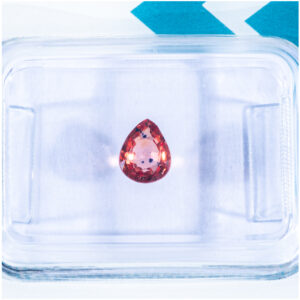 IGI Certificate Orange Sapphire 0.59 ct.