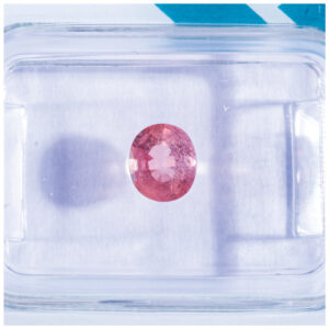 IGI Certificate Orange Sapphire 0.78 ct.