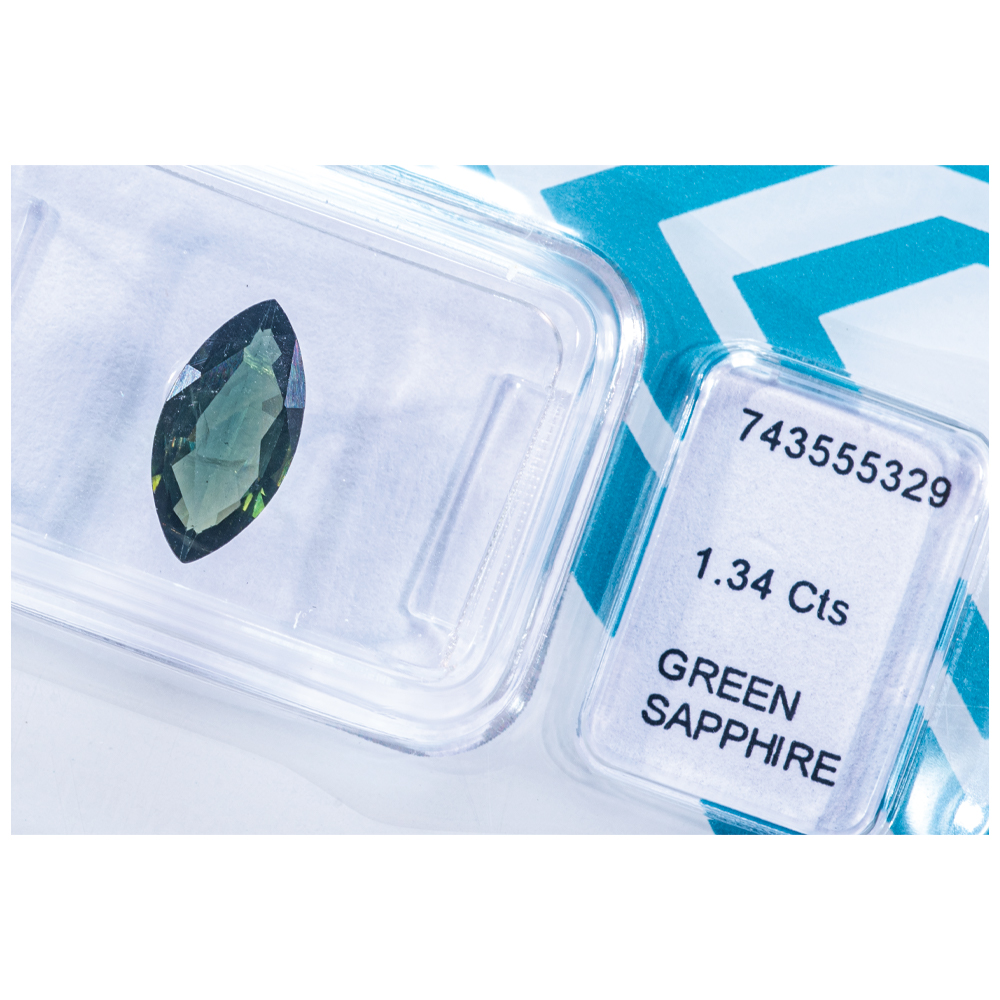 IGI Certificate Green Sapphire 1.34 ct. - Image 12