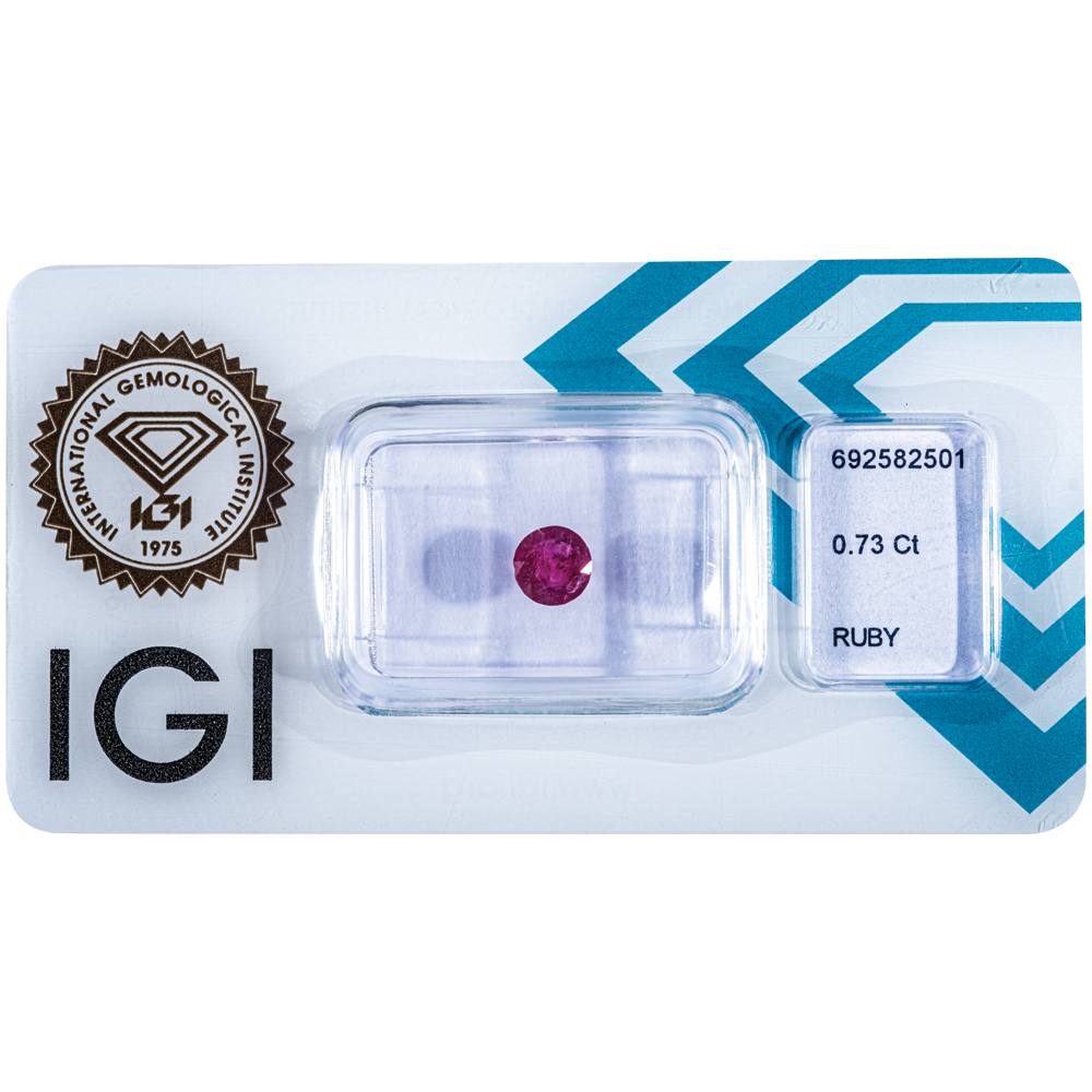 IGI Certificate Ruby 0.73 ct. - Image 10