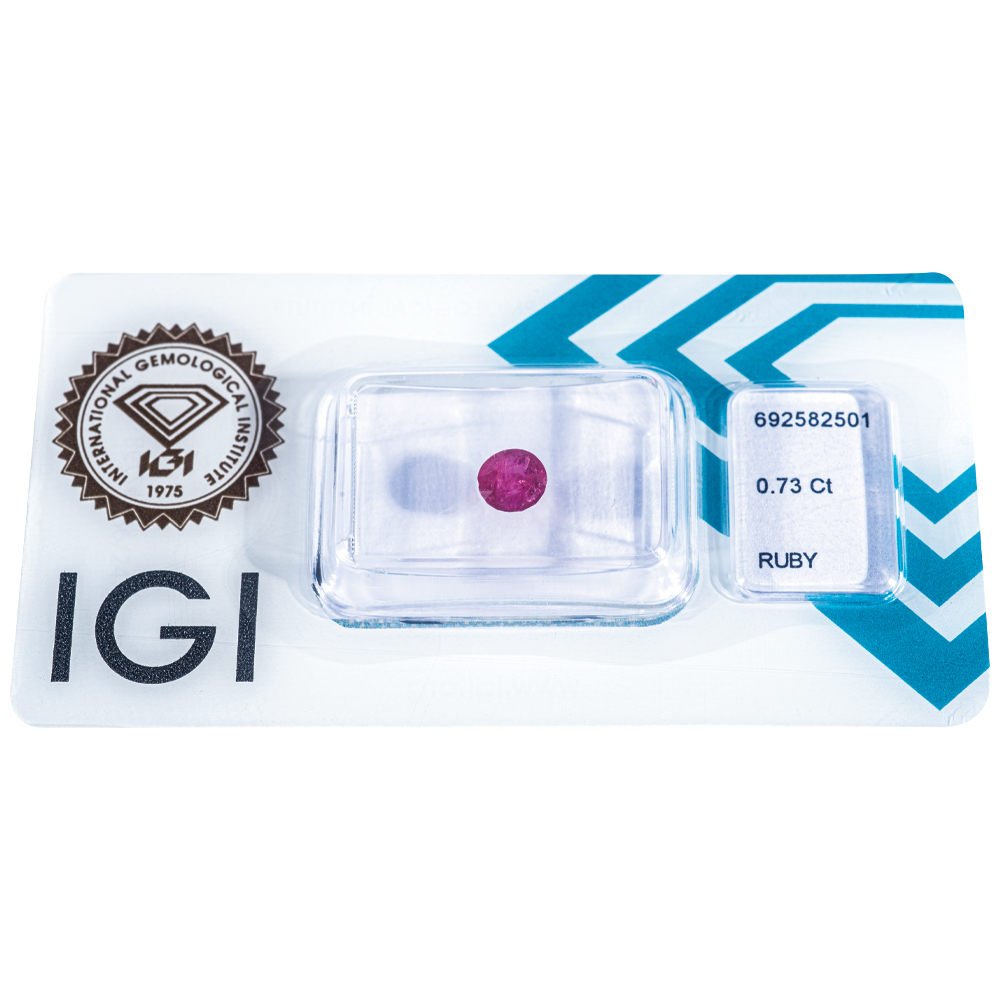 IGI Certificate Ruby 0.73 ct. - Image 5