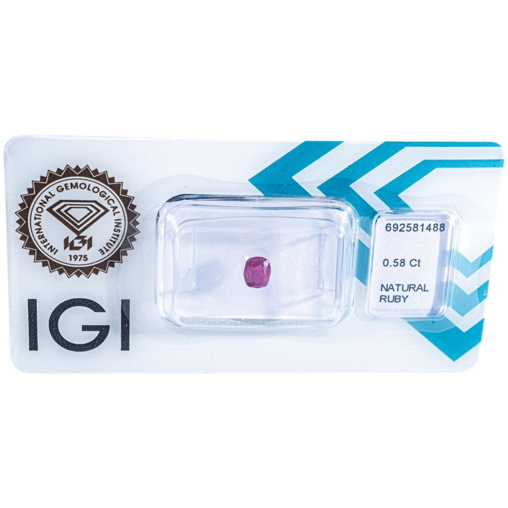 IGI Certificate Ruby 0.58 ct. - Image 12