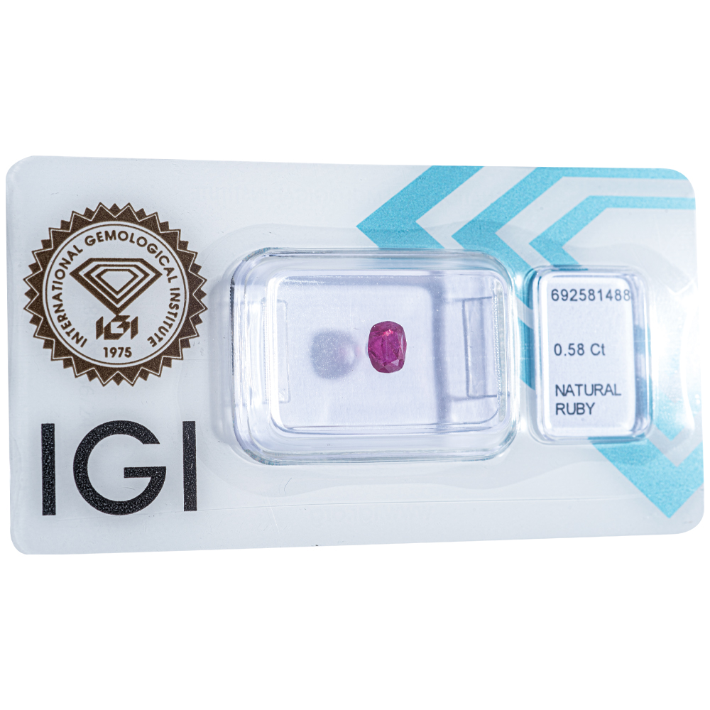 IGI Certificate Ruby 0.58 ct. - Image 9
