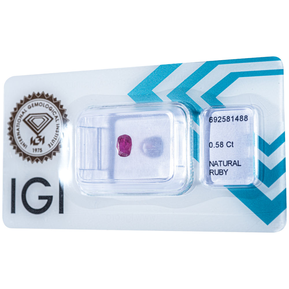 IGI Certificate Ruby 0.58 ct. - Image 10