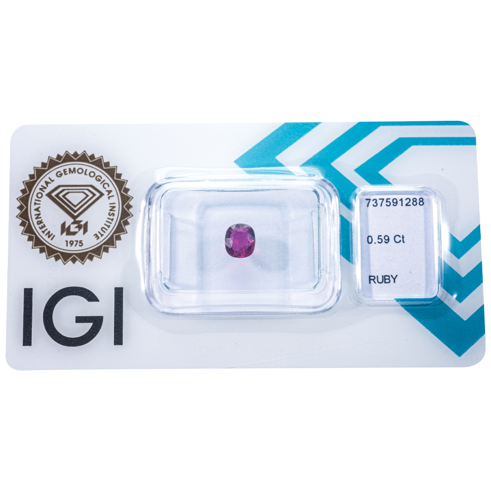 IGI Certificate NO Treatment Ruby 0.59 ct. - Image 10