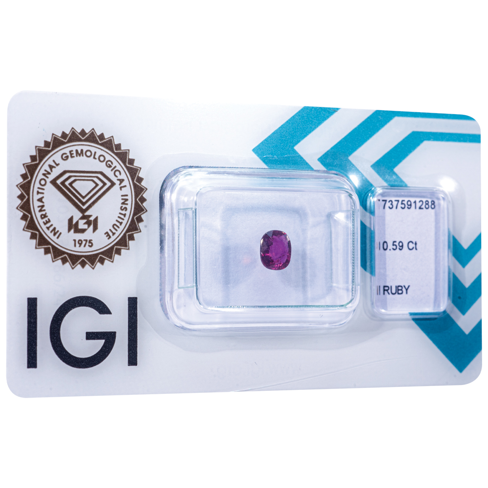 IGI Certificate NO Treatment Ruby 0.59 ct. - Image 3