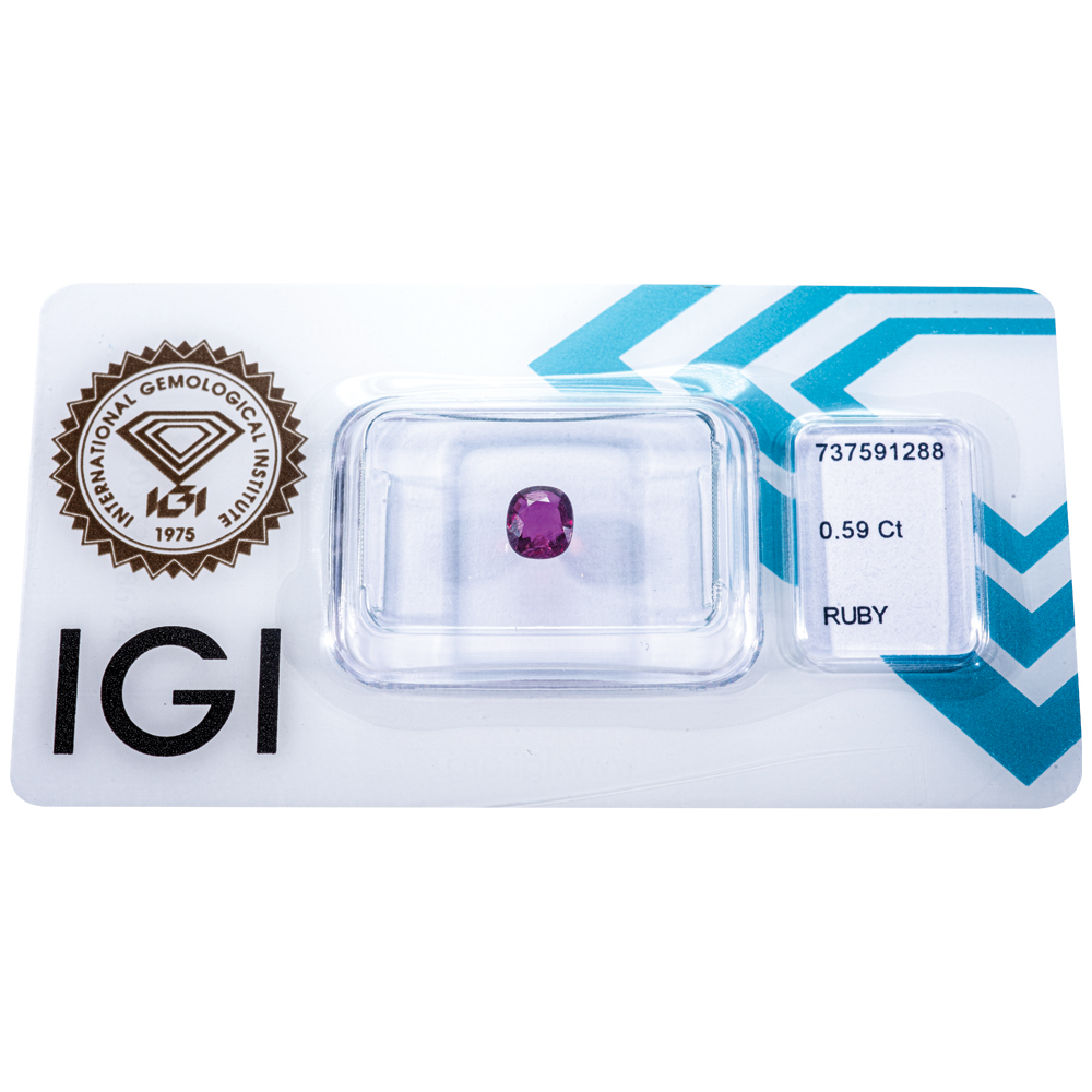 IGI Certificate NO Treatment Ruby 0.59 ct. - Image 5